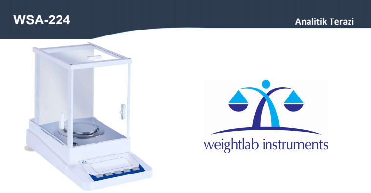 Weighltab WSA-224 Analitik Terazi